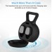 PROMATE True Stereo Bluetooth Earbuds w/ Portable Charging Case - Black