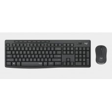 Logitech MK295 Silent Wireless Keyboard & Mouse Combo - Black