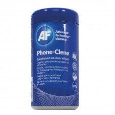 AF Phone-Clene Anti-Bacterial Phone Wipes Tub - 100