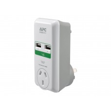 APC Essential SurgeArrest 1 Outlet Wall Mount with Dual USB Ports (5V/2.4A), 230V Australia