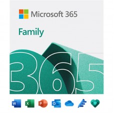 Microsoft 365 Family 1 Year Subscription for PC & Mac - Retail Pack 